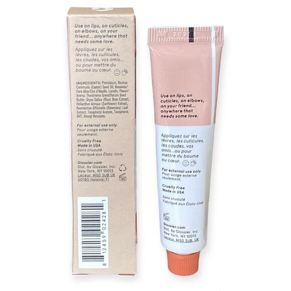 GLOSSIER ORIGINAL FORMULA Balm Dotcom Coconut Universal Skin Salve Lip Balm NEW - Picture 2 of 3